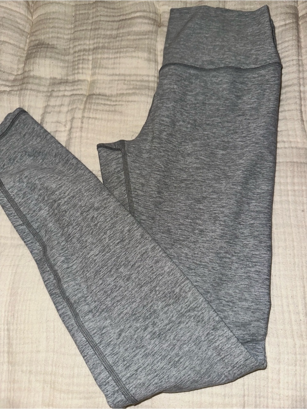 ALO Yoga Women's Grey Heather Leggings - EUC XS